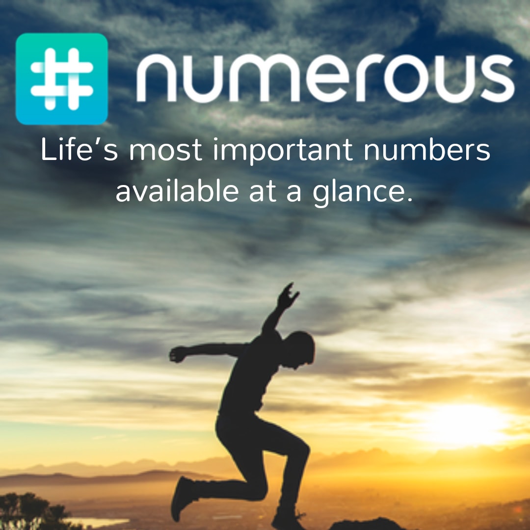 Tutti i numeri importanti della propria vita riuniti in un&#039;app: Numerous (foto)
