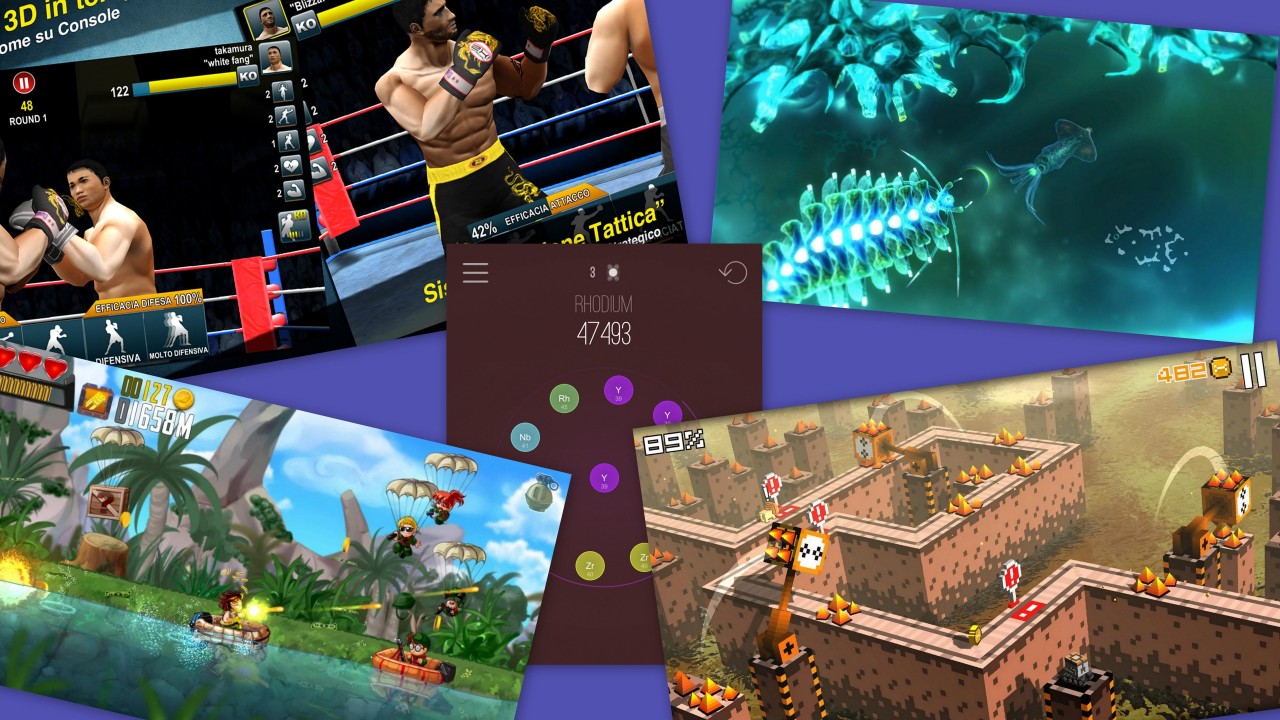 Nuova raccolta giochi: World Boxing Challenge, Atomas, Sparkle 3, Ramboat e Cliffy Jump