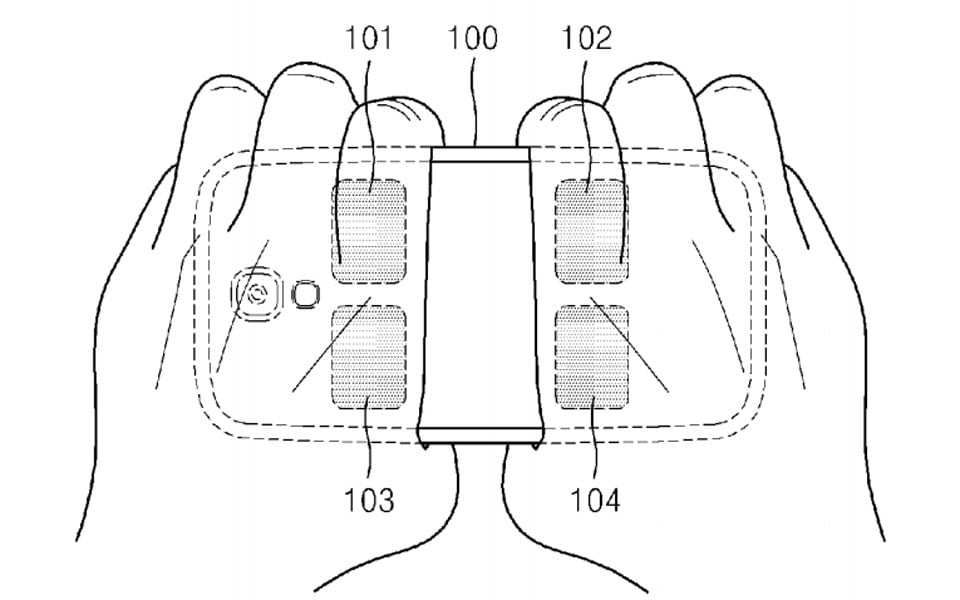 Un brevetto Samsung per misurare il grasso corporeo da smartphone