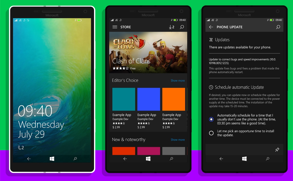 Guardate questi bellissimi concept di Windows 10 Mobile!