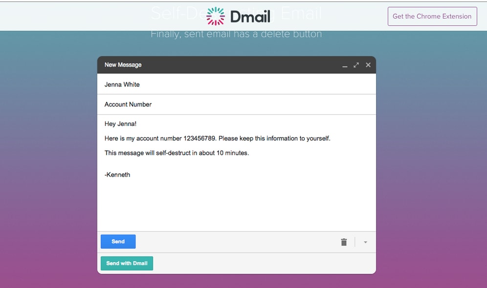 Dmail mette l&#039;autodistruzione sui messaggi di Gmail!