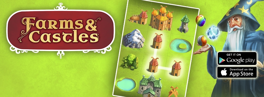 Square Enix pubblica il rompicapo casual Farms &amp;amp; Castles per Android e iOS