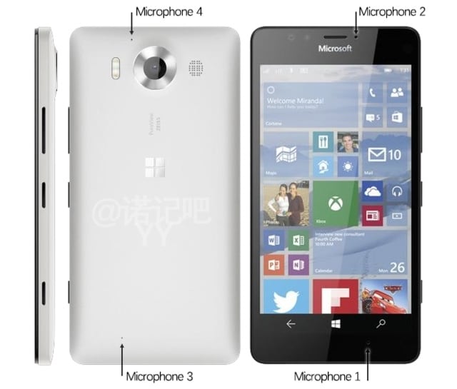 Lumia 950 (Talkman) si mostra anche in bianco (foto)