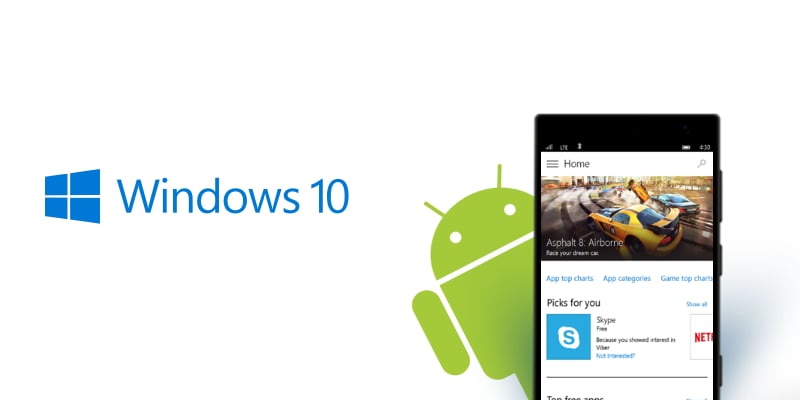 Ecco un elenco di app Android che funzionano su Windows 10 Mobile