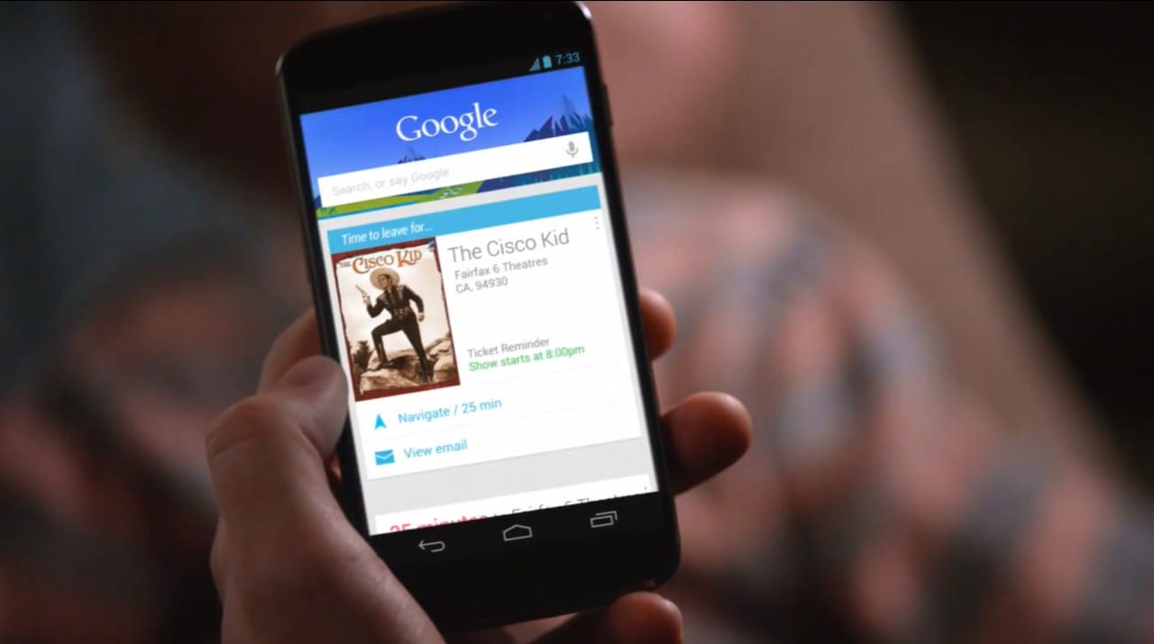 Google Now potrebbe suggerirvi contenuti di Foursquare, anche se non avete Foursquare