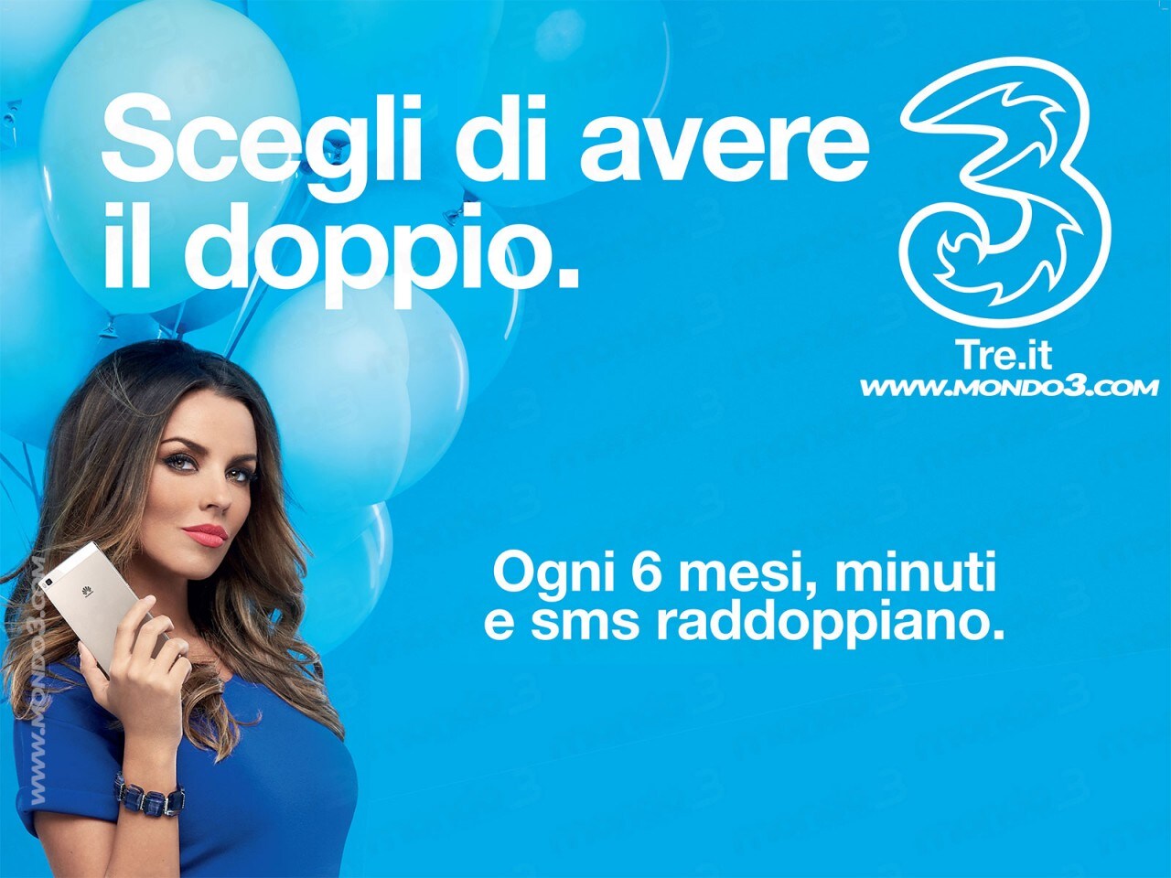 La nuova ALL-IN Extra di 3 Italia ha ben 8 GB di traffico dati a partire da 12€ al mese