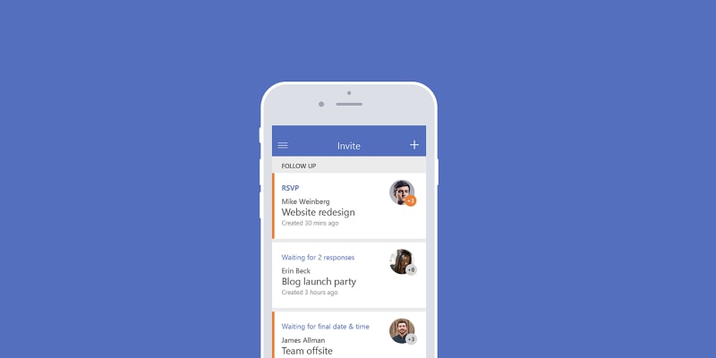 Invite è una nuova app iOS dal Microsoft Garage