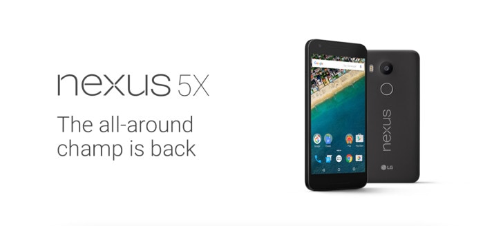LG Nexus 5X online è già sceso a 421€, disponibile dalla prossima settimana