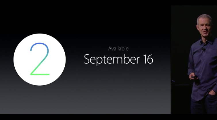 Watch OS 2 disponibile dal 16 settembre