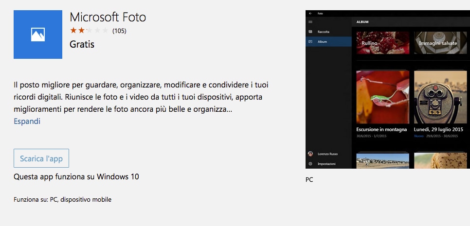 Posta e Calendario, Foto e Store si aggiornano su Windows 10, anche Mobile