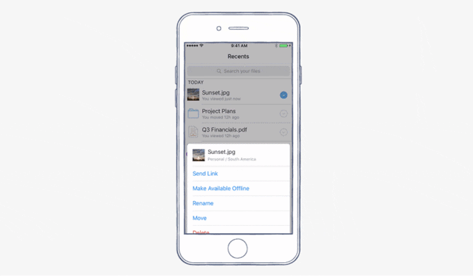 Dropbox per iOS è adesso più semplice e veloce