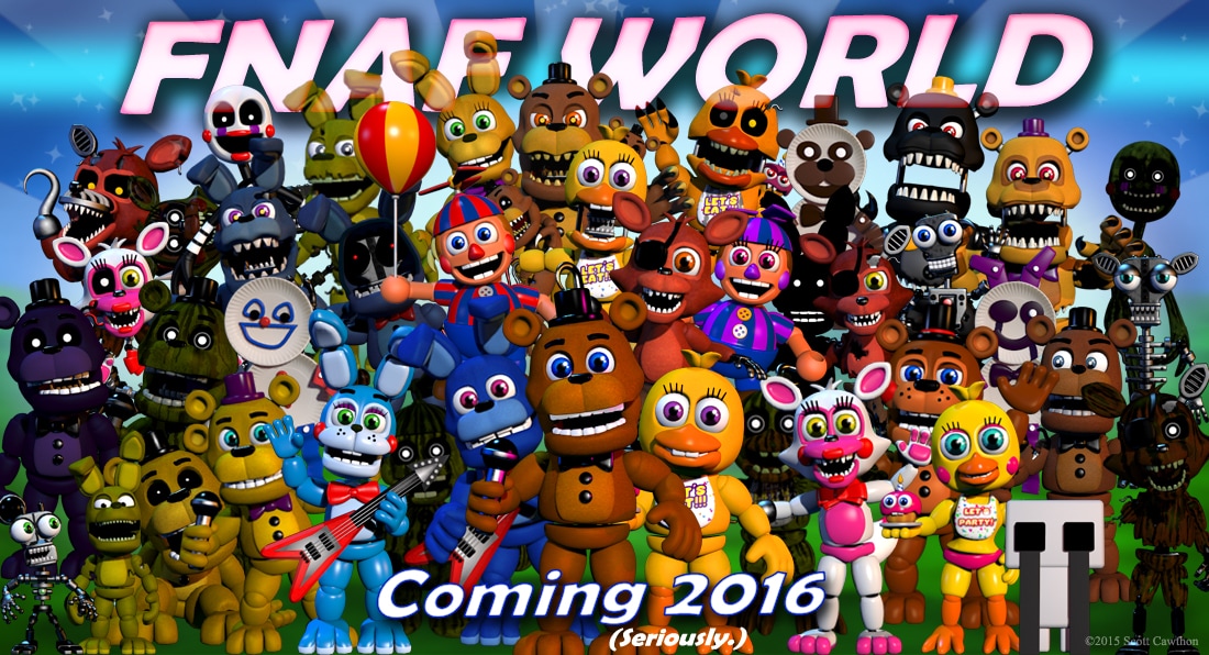 FNAF World: Five Nights at Freddy&#039;s diventa simpatico nel nuovo trailer
