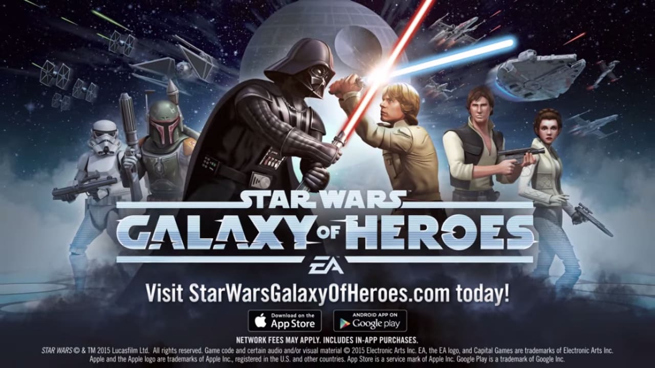 EA pubblica il primo filmato di Star Wars Galaxy of Heroes