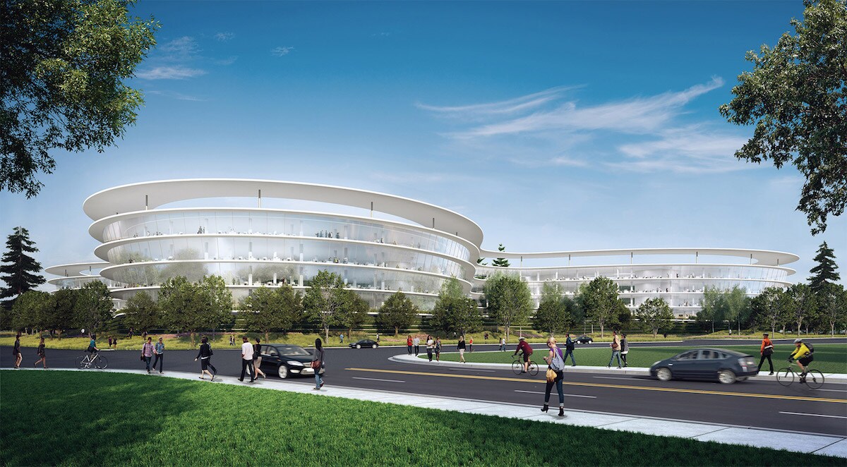 Apple potrebbe realizzare un nuovo campus, giusto alle spalle di quello Google (foto)
