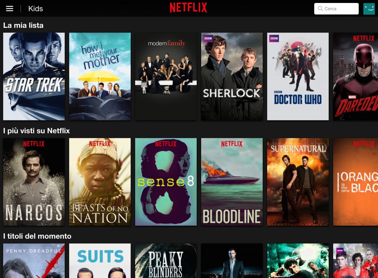 Netflix si aggiorna per bambini e Android TV