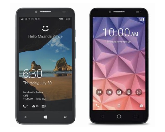 Alcatel OneTouch Fierce XL avrà una versione Android ed una Windows 10 Mobile (foto)