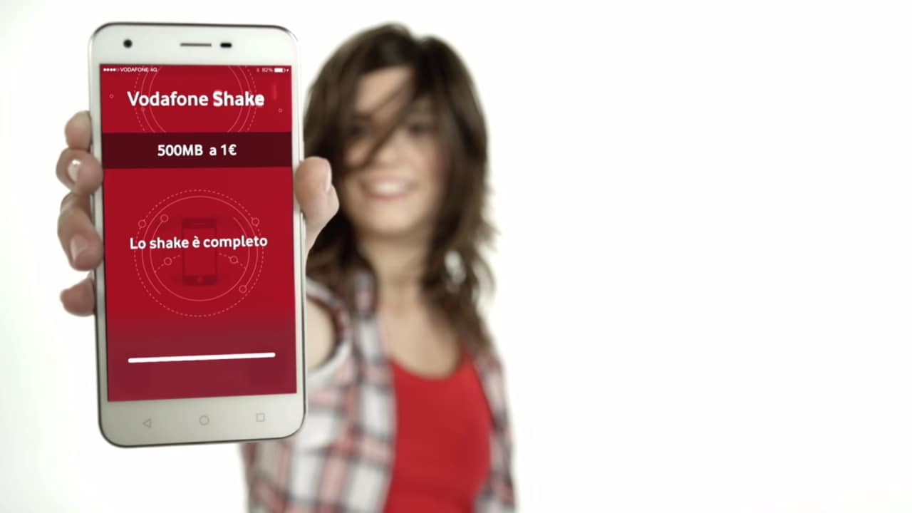 Con Vodafone Shake hai 500 MB in più a 1€ (video)