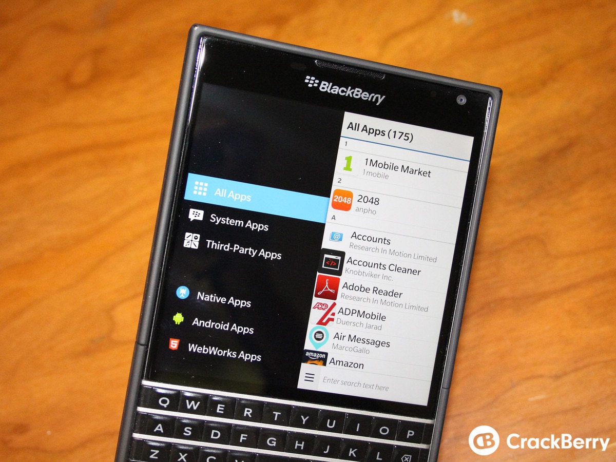 AppNinja vi dice tutto sulle app installate sul vostro BlackBerry