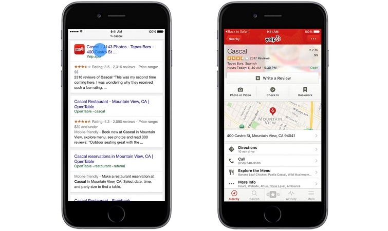 Google migliora i risultati di ricerca da Safari per iOS