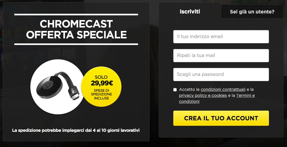 Nuovo Chromecast 2015 a soli 29€, ma affrettatevi perché ci sono solo 500 pezzi disponibili!