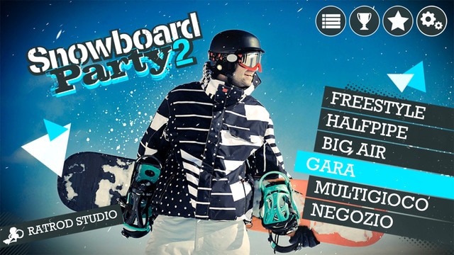 Evoluzioni e trick sulla neve con Snowboard Party 2 per iOS