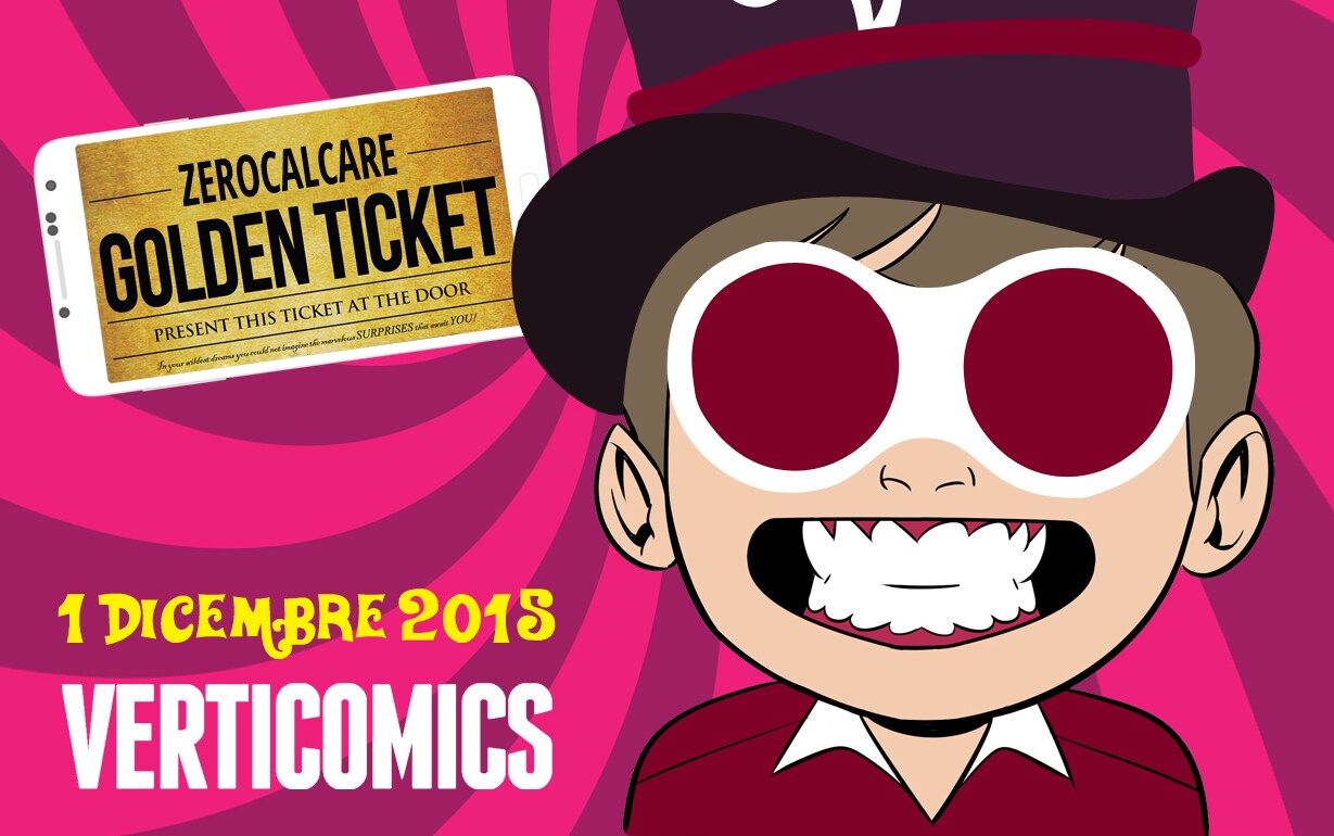 Verticomics come Willy Wonka: 5 golden ticket per il nuovo fumetto di Zerocalcare