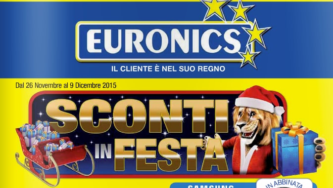 Ecco il volantino Euronics valido fino al 9 dicembre: sconti in festa!