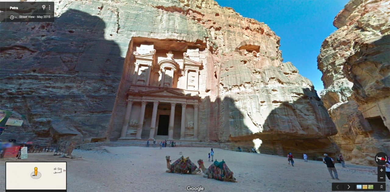 Street View vi porta in viaggio nell&#039;affascinante storia della Giordania (foto e video)