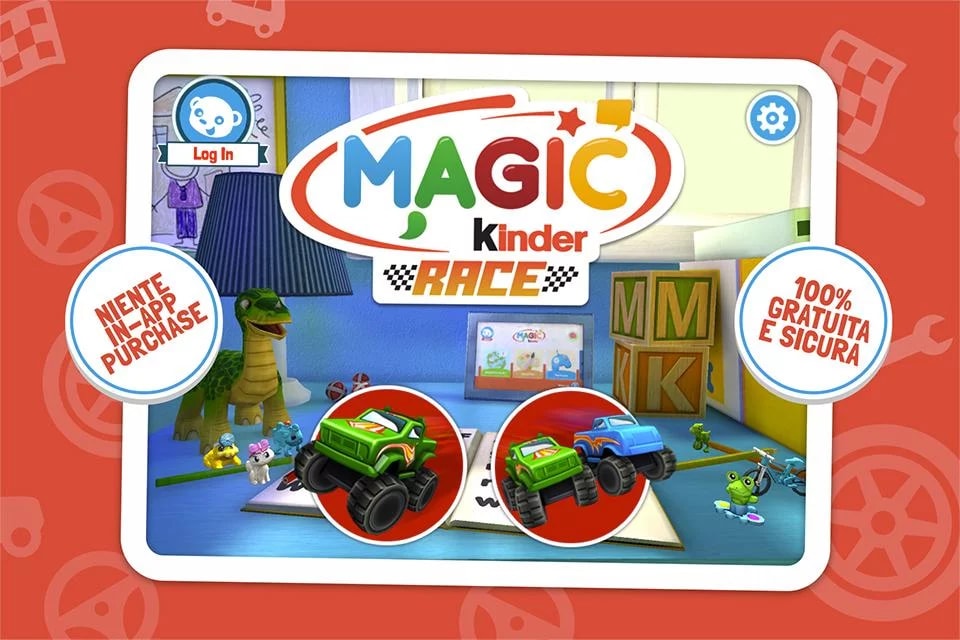 Magic Kinder Race è il gioco ideale per i vostri figli, fratellini e cugini!