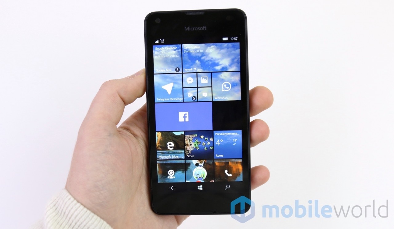 Disponibile un aggiornamento firmware per Lumia 550
