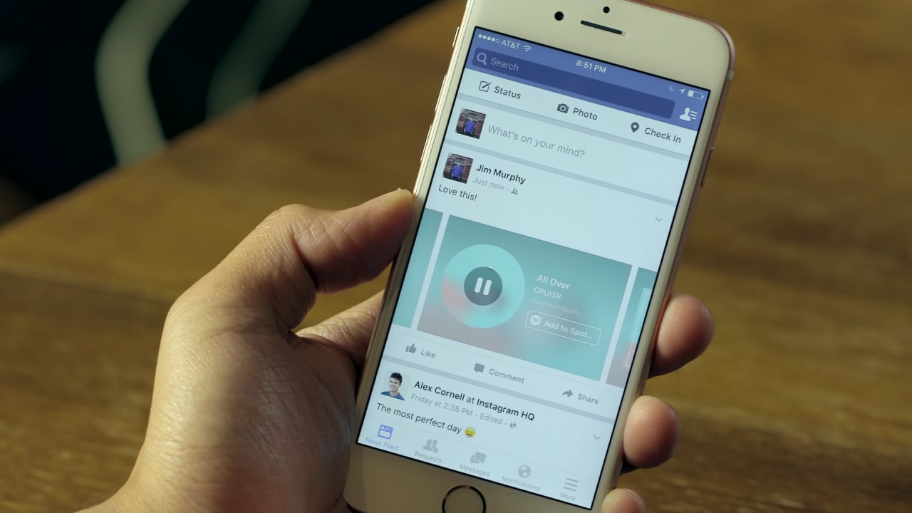 Facebook Music Stories arriva anche sul web, presto anche su Android