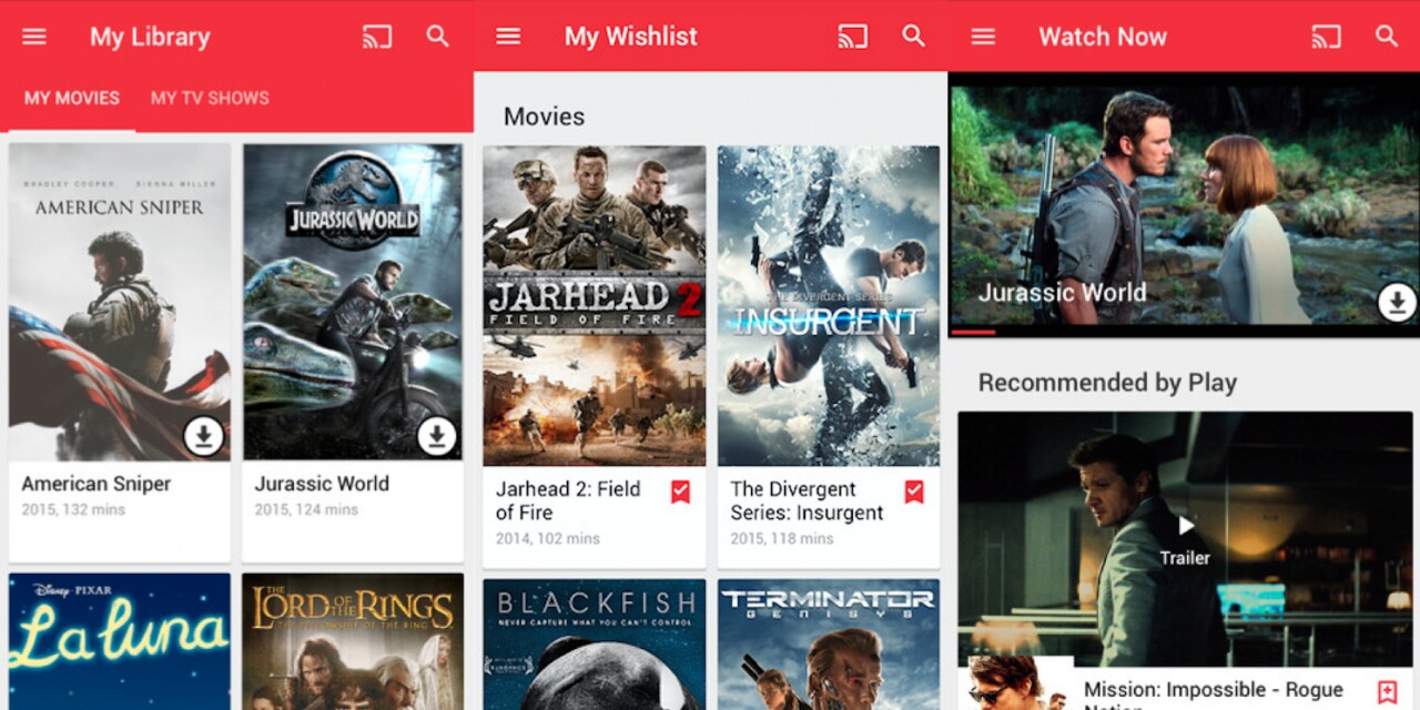 Google Play Movies si aggiorna su Android ed iOS con novità completamente diverse ma interessanti