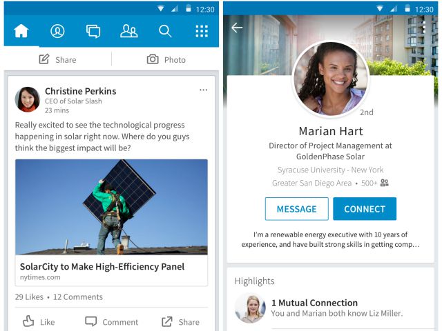 LinkedIn ha finalmente rinnovato la UI della sua app