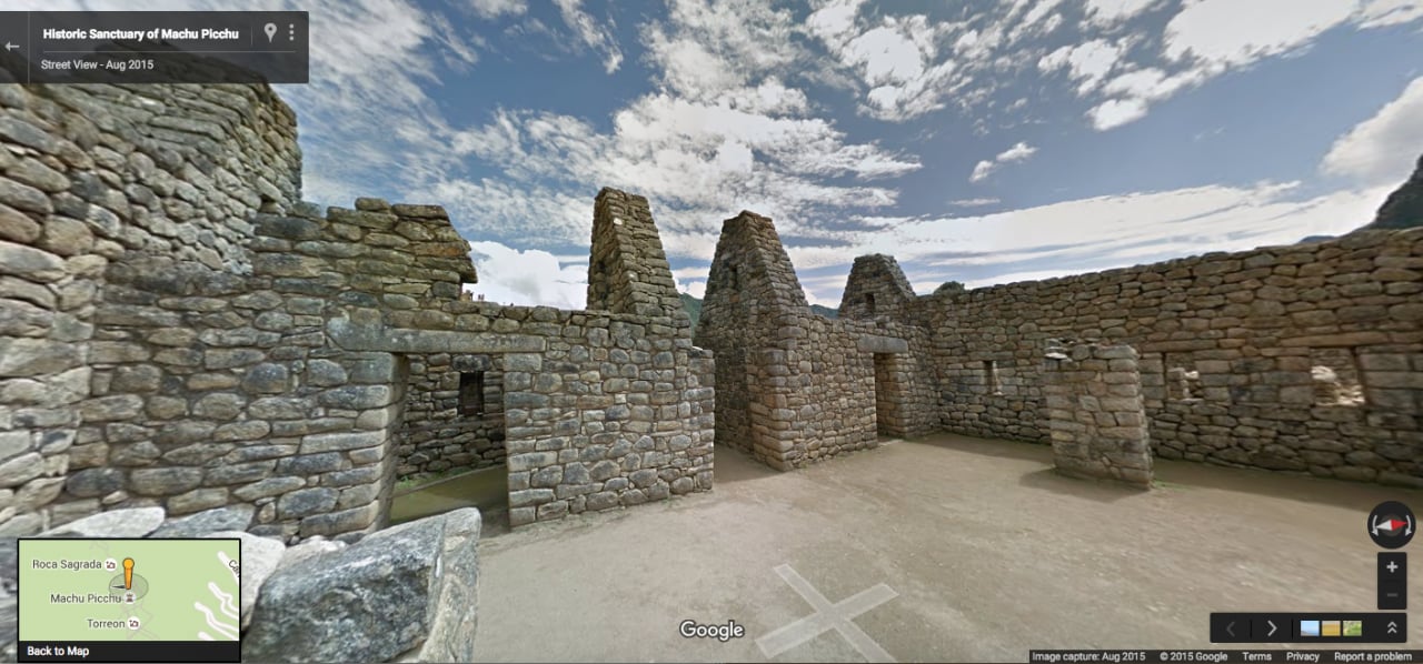 Google vi accompagna attraverso le rovine di Machu Picchu