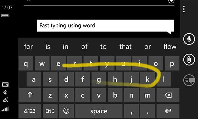 La tastiera Word Flow di Microsoft presto su iOS e Android?