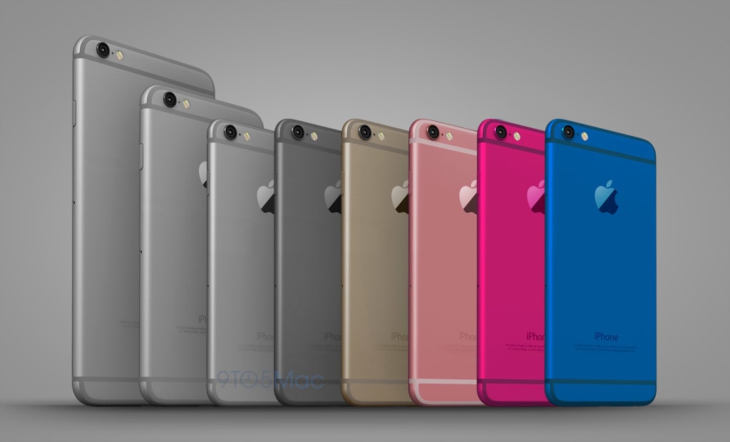 Nuovi colori in questi mockup di iPhone 6c, che ricorda un po&#039; iPod Touch (foto)