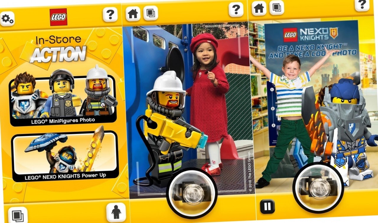 Realtà aumentata e fotografia si uniscono in LEGO® In-Store Action (foto)