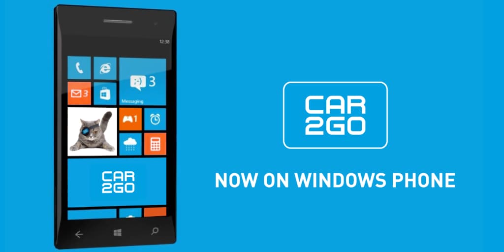 Car2Go per Windows Phone adesso integra Cortana