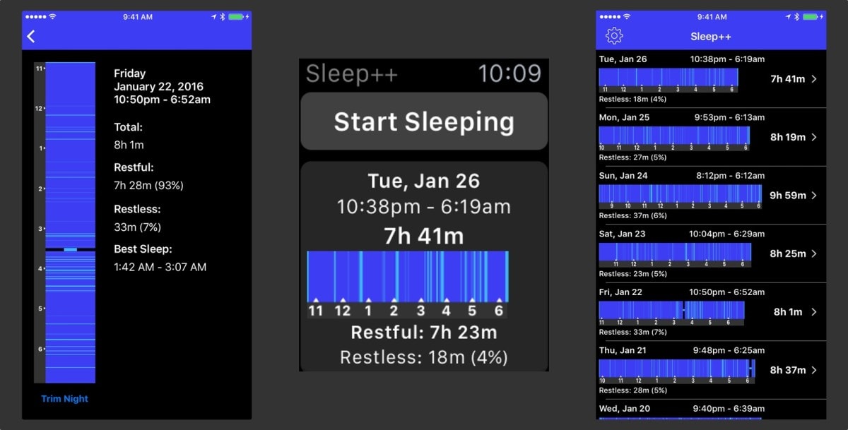 Sleep++ si aggiorna: nuovo algoritmo e supporto ad HealthKit