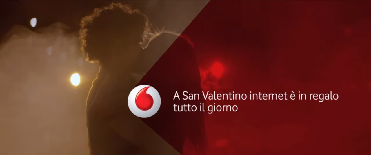 Vodafone regala Internet a tutti a San Valentino (video)