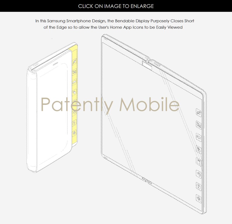 Samsung brevetta nuovi design per smartphone pieghevoli (foto)