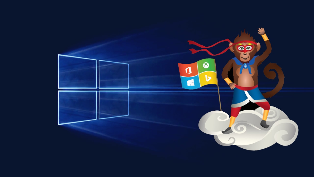 Windows 10: arriva la build 14257 con meno bug e una scimmia ninja!
