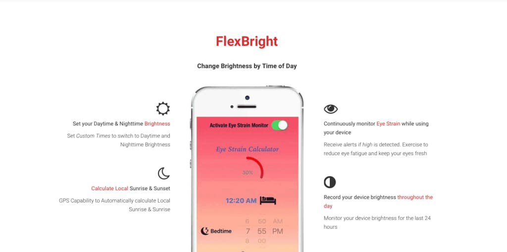 Apple ha approvato FlexBright, app in stile f.Lux