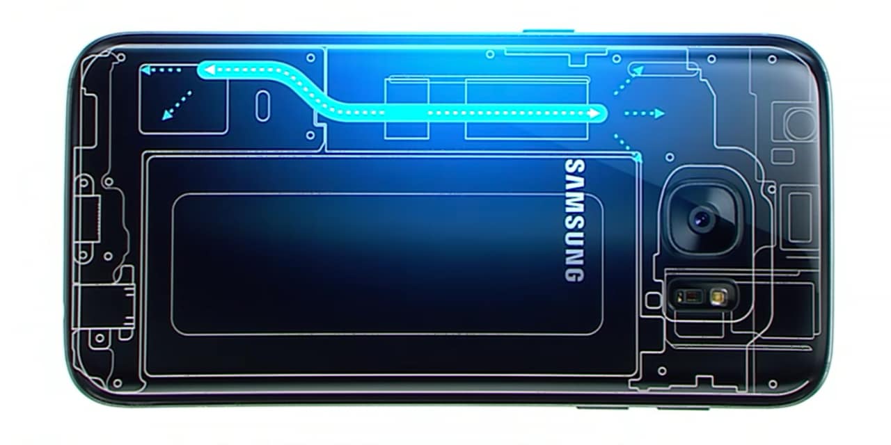 Ecco come funziona il sistema di raffreddamento di Galaxy S7 / S7 edge: liquido, ma anche vaporoso