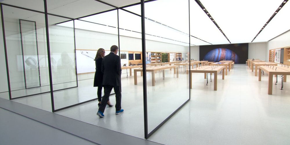 In questo nuovo Apple Store c&#039;è un display da 1,5 milioni di dollari (foto)
