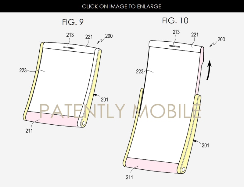 Un nuovo concept di display espandibile svelato da un brevetto Samsung (foto)