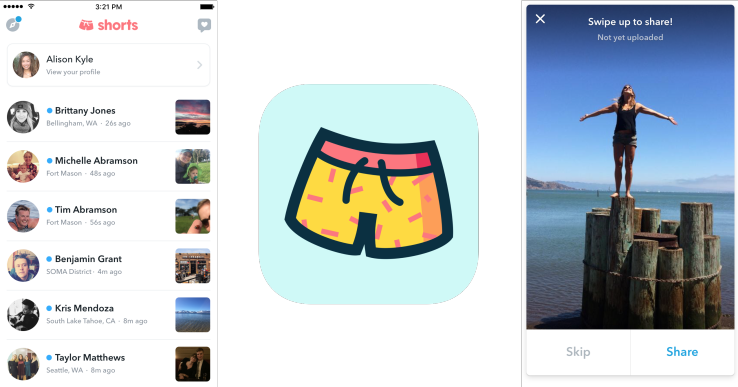 Shorts è una nuova app iOS per condividere tutte (ma proprio tutte!) le foto