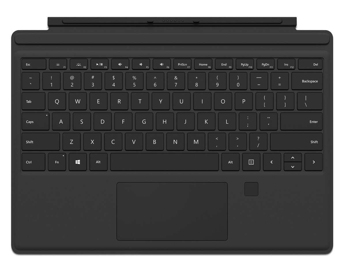 La nuova Type Cover per Surface Pro 4 con lettore di impronte è disponibile in pre-ordine
