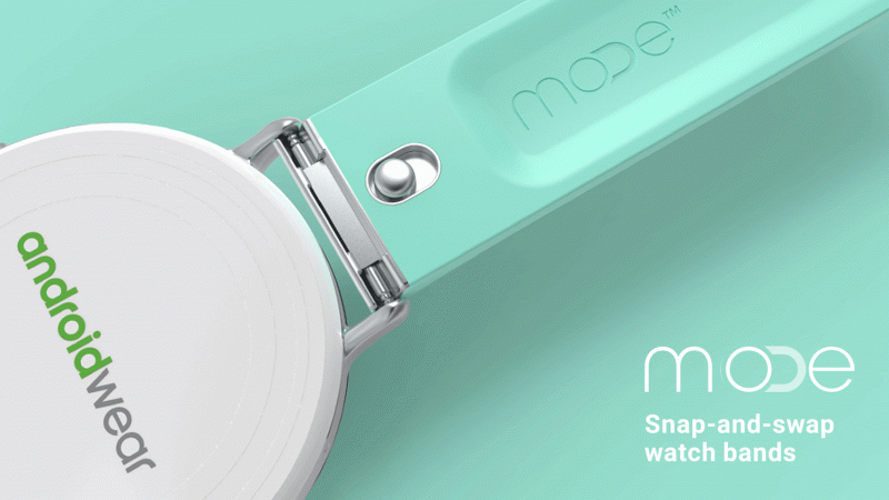 Google inventa i cinturini per Android Wear e li chiama MODE (foto e video)