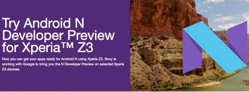 Sony rilascia Android N developer preview per Xperia Z3. Sì, avete capito bene!